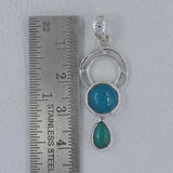 Larimar 925 Silver Pendant