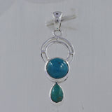 Larimar 925 Silver Pendant