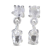 Herkimer Diamond Gemstone Stud Earring