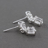 Herkimer Diamond Gemstone Stud Earring