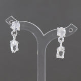 Herkimer Diamond Gemstone Stud Earring