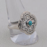 Mexican Turquoise 925 Sterling Silver Pendant Set