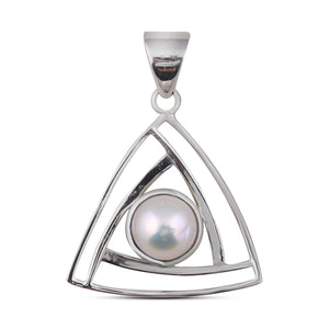 Fresh Water Pearl 925 Solid Silver Jewelry Set