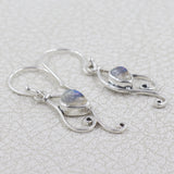 Rainbow Moonstone Handmade Designer Earrings