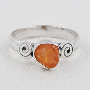 Handmade Jewelry Fanta Garnet Rings