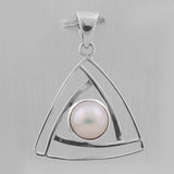 Fresh Water Pearl 925 Solid Silver Jewelry Set