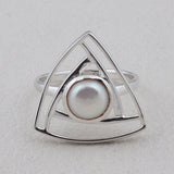 Fresh Water Pearl 925 Solid Silver Jewelry Set