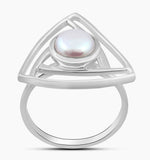 Fresh Water Pearl 925 Solid Silver Jewelry Set