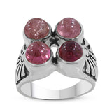 Natural Tourmaline 925 Sterling Silver Ring