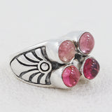 Natural Tourmaline 925 Sterling Silver Ring