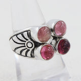 Natural Tourmaline 925 Sterling Silver Ring