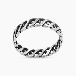 925 Sterling Silver DNA Band Ring Daily Wear
