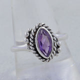925 Sterling Silver Amethyst Rings