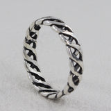 925 Sterling Silver DNA Band Ring Daily Wear