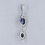 925 Silver Rainbow Calsilica Pendant