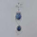 925 Silver Rainbow Calsilica Pendant