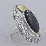 925 Silver Purple Turquoise Rings