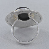 925 Silver Purple Turquoise Rings