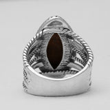 925 Sterling Silver Tiger Eye Rings