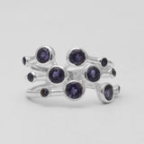 Amethyst Silver Rings