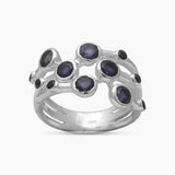 Amethyst Silver Rings
