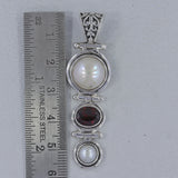 925 Sterling Silver Pearl Pendant