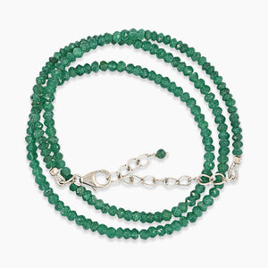 Natural Green Aventurine Beads Necklace