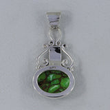 Abalone Shell 925 Silver Pendant