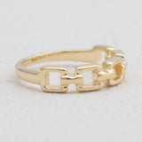 925 Silver Gold Plated Band Rings