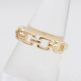 925 Silver Gold Plated Band Rings