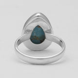 925 Silver Blue Copper Turquoise Rings