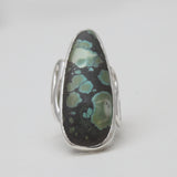 Peanut Wood Jasper Silver Rings