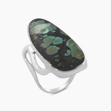 Peanut Wood Jasper Silver Rings