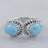 925 Starling Silver Labradorite Ring