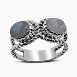 925 Sterling Silver Labradorite Rings