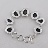 Coconut Druse Gemstone 925 Solid Silver Pendant Set