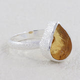 925 Starling Silver Citrine Ring