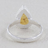 925 Starling Silver Citrine Ring