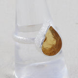 Citrine Silver Ring