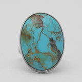 Natural Ocean Jasper Silver Rings