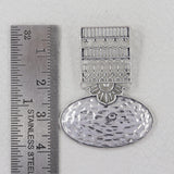 925 Sterling Silver Fillgree Designer Pendant Set