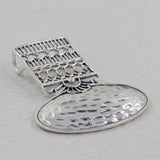 925 Sterling Silver Fillgree Designer Pendant Set