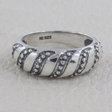 925 Sterling Silver Women Designer Band Ring