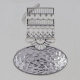 925 Sterling Silver Fillgree Designer Pendant Set