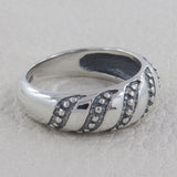 925 Sterling Silver Women Designer Band Ring