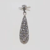 925 Sterling Silver Marcasite Pendants