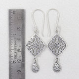 925 Sterling Silver Fillgree Designer Pendant Set