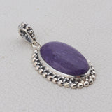 Charoite Gemstone 925 Sterling Silver Jewelry Set