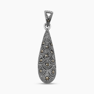 925 Sterling Silver Marcasite Pendants