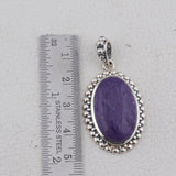 Charoite Gemstone 925 Sterling Silver Jewelry Set